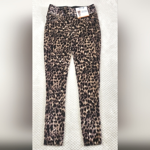SEVEN7 VELOUR LEGGING CHEETAH PRINT SIZE M NEW WITH TAGS - Picture 3 of 14